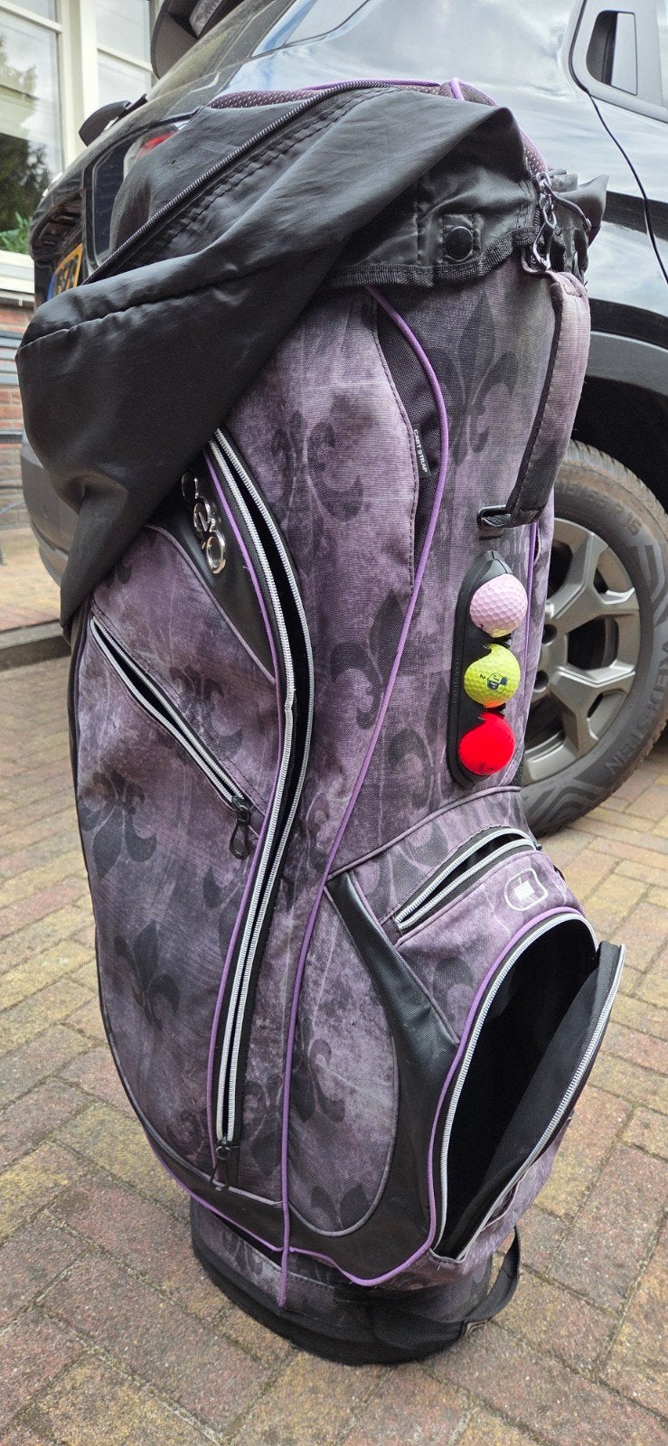 Ogio Golftas met regenhoes - Paars/Zwart, Ophalen of Verzenden, Tas