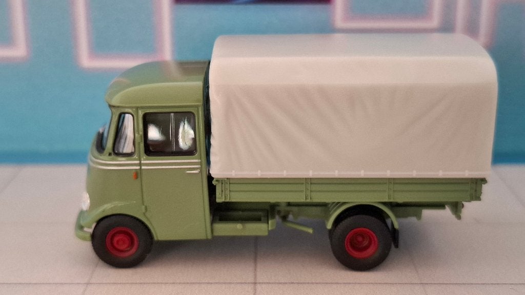 Starmada 1:87 Mercedes L 319 huif bakwagen, Hobby en Vrije tijd, Ophalen of Verzenden, Gebruikt, Auto, Rietze