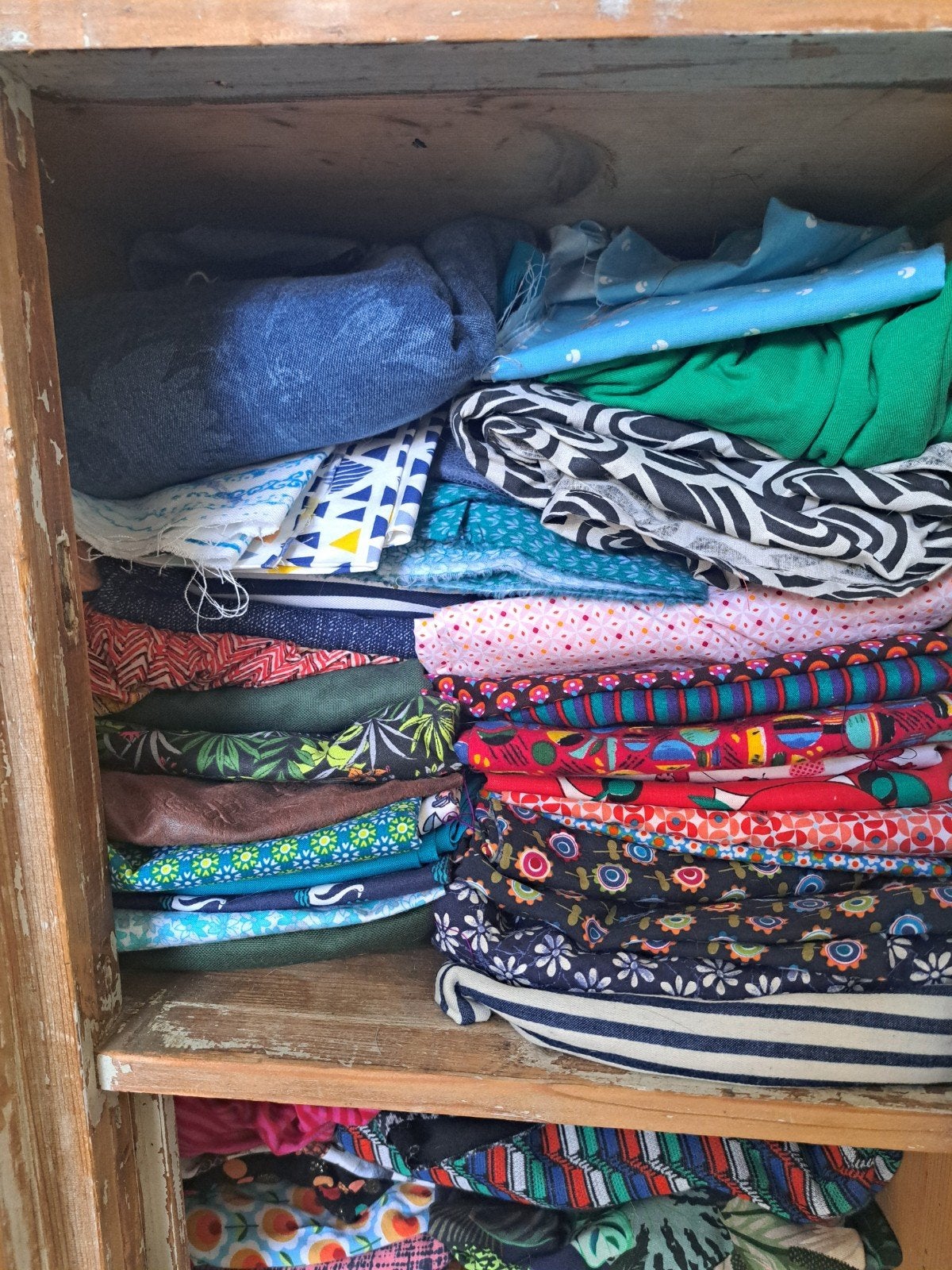 Divers Stoffenpakket: verschillende kleuren en motieven, Ophalen of Verzenden, Overige kleuren, Katoen, 120 cm of meer