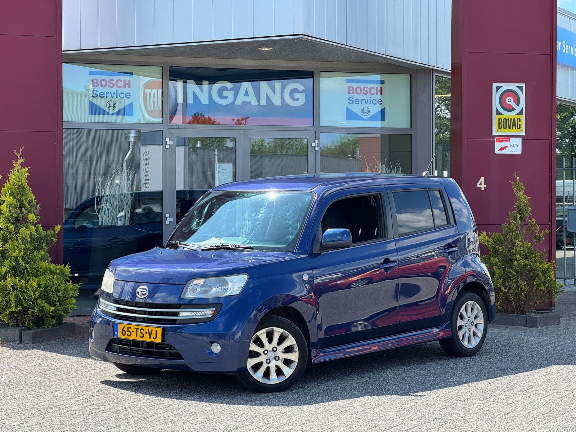 Daihatsu Materia 1.5 Soul (bj 2007, automaat), 1025 kg, Stof, Zwart, Blauw