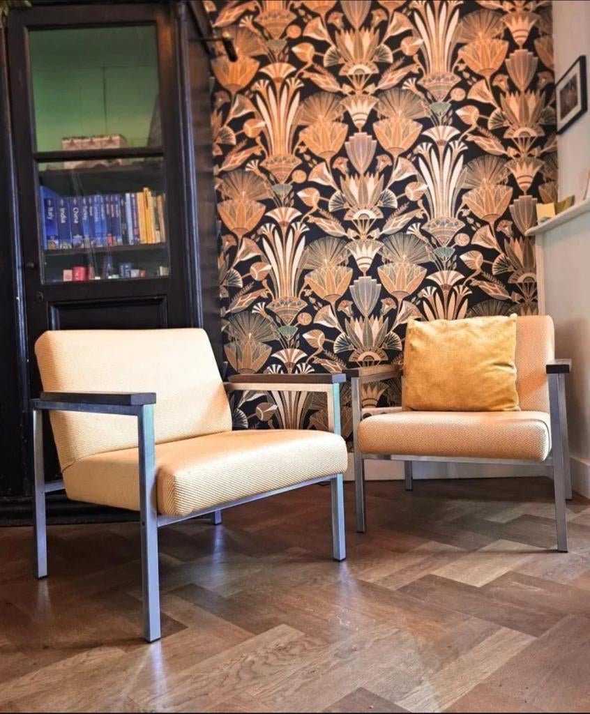 Hein Stolle - 't Spectrum SZ30/60 paar loungestoelen, Ophalen, Minder dan 75 cm, Zo goed als nieuw, Dutch Design