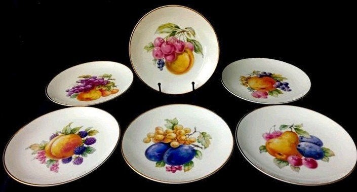 Vintage Thomas Ivory Bavaria porseleinen borden, Ophalen of Verzenden
