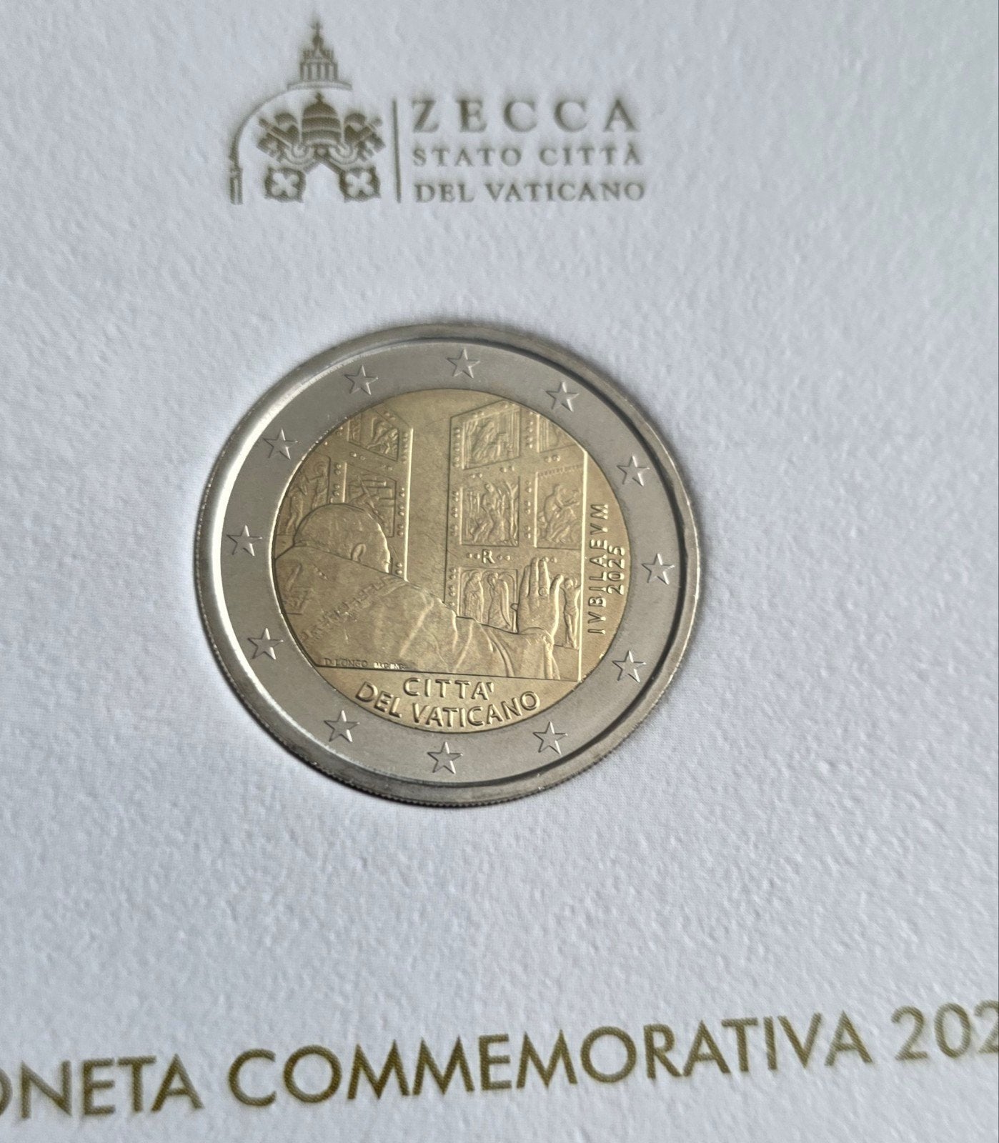2 euro Vaticaanstad 2025 Anno Santo Jubileum munt, Ophalen of Verzenden, Vaticaanstad, 2 euro, Losse munt