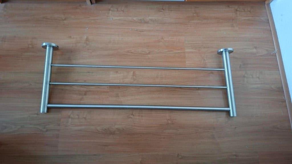 Wandkapstok RVS aangeboden, 100 tot 150 cm, Nieuw, Metaal, Ophalen
