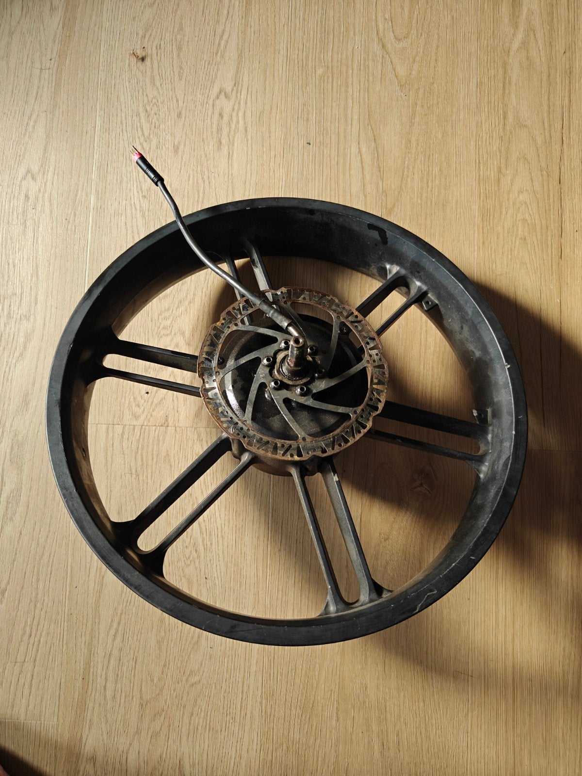 fatbike achterwiel rode kabel, Ophalen of Verzenden, Gebruikt