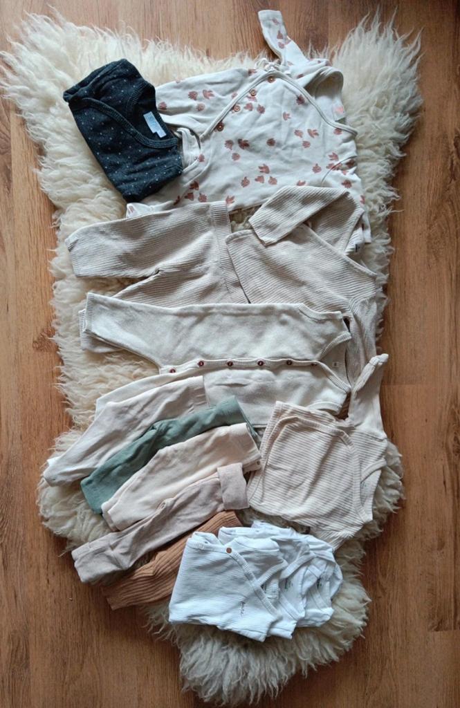 Neutraal kledingpakket kledingbundel maat 50-56, Kinderen en Baby's, Babykleding | Maat 50, Ophalen, Jongetje of Meisje, Pakje