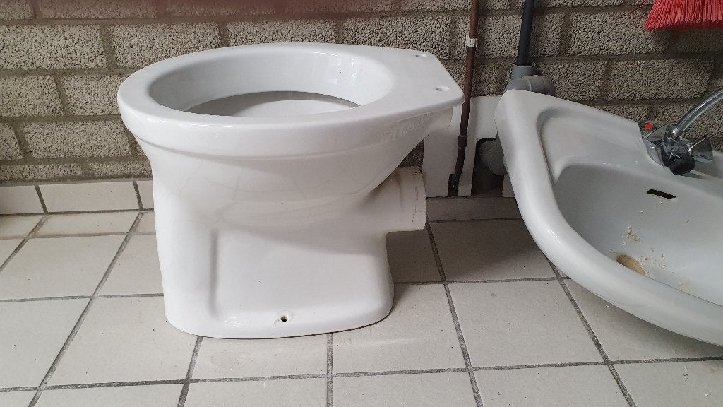 Closetpot, Ophalen, Gebruikt, Steen, Toilet