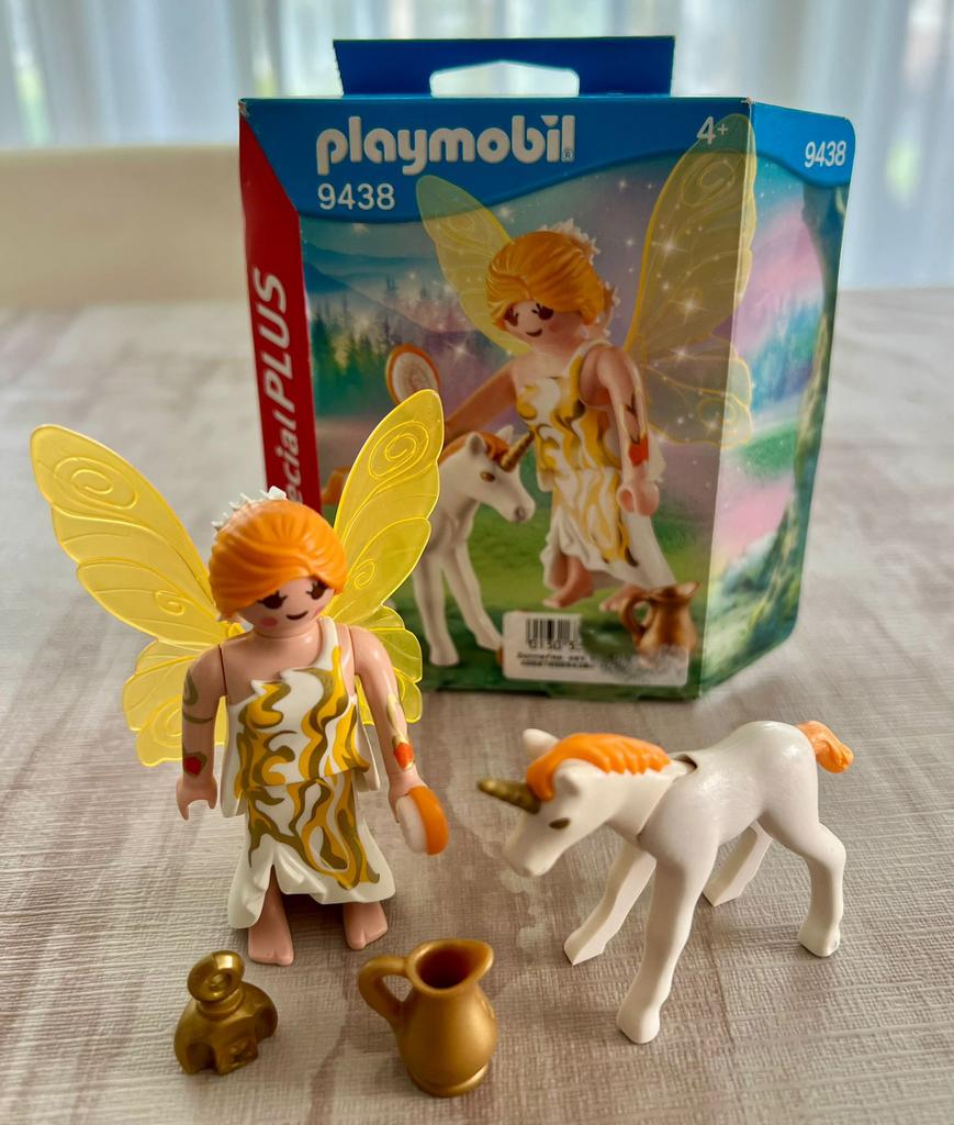 Playmobil 9438 Zonnefee met eenhoornveulen te koop zgan, Ophalen of Verzenden, Zo goed als nieuw, Complete set