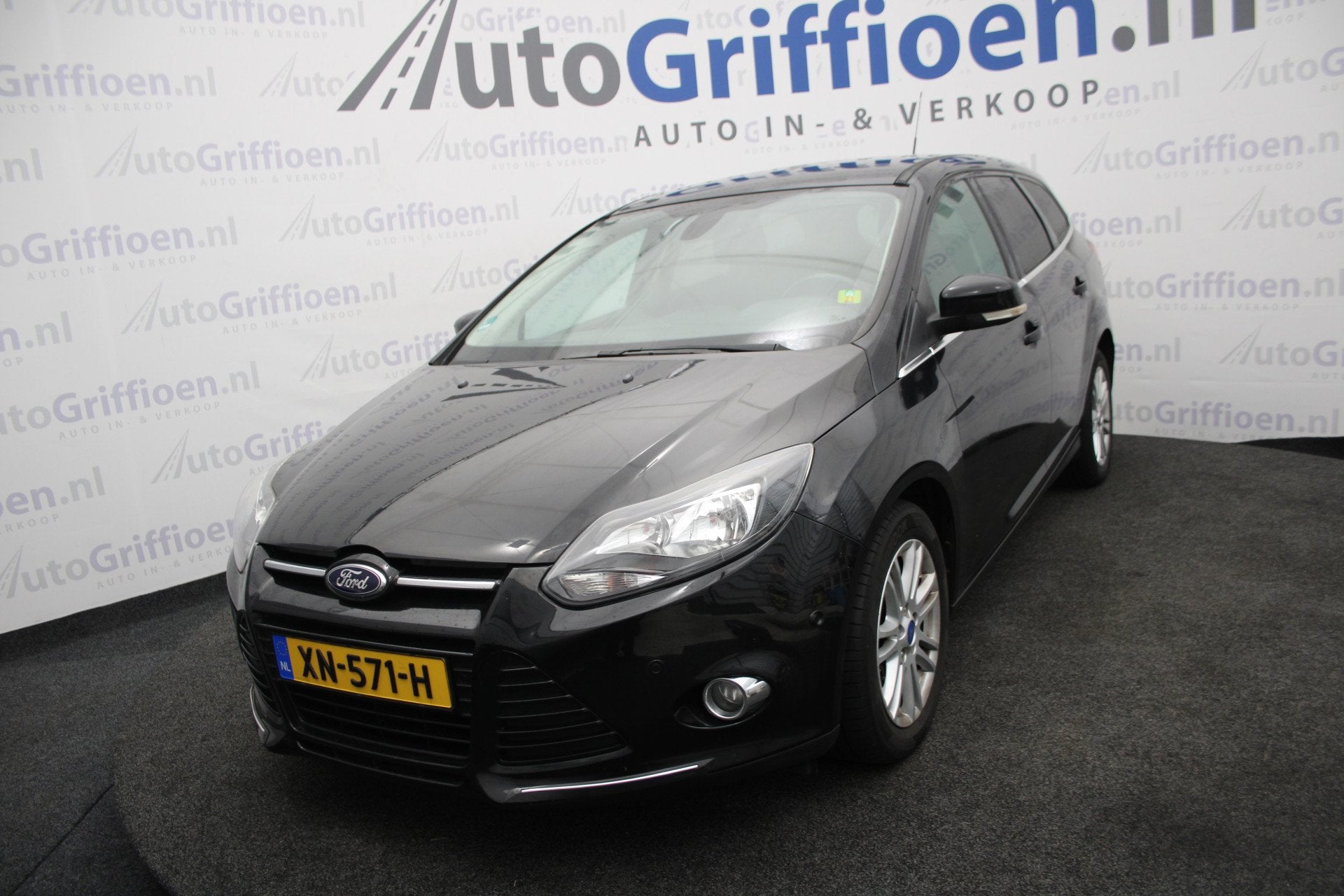 Ford FOCUS Wagon 1.0 EcoBoost Titanium nette station met tre, Euro 5, Stof, Gebruikt, Zwart