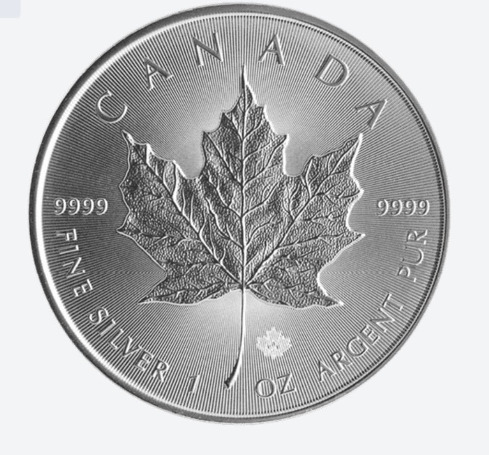 Canadian Maple Leaf 1 Troy Ounce Zilver – 25 x 1 oz –, Postzegels en Munten, Ophalen of Verzenden, Noord-Amerika, Setje, Zilver