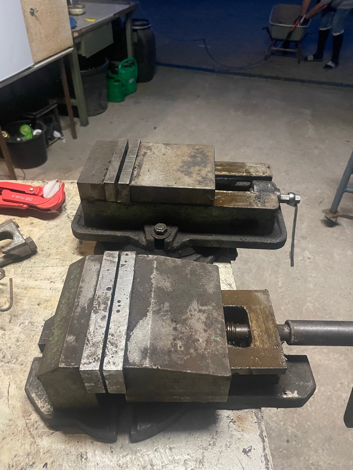 Machineklem, Ophalen
