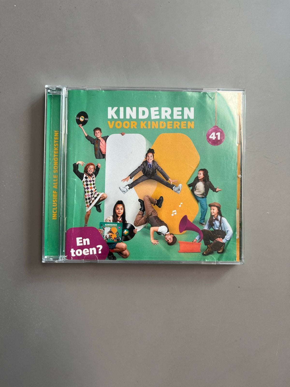 Kinderen voor Kinderen 41 - En toen? CD met songteksten, Cd's en Dvd's, Cd's | Kinderen en Jeugd, Ophalen, Gebruikt, Inclusief boekje