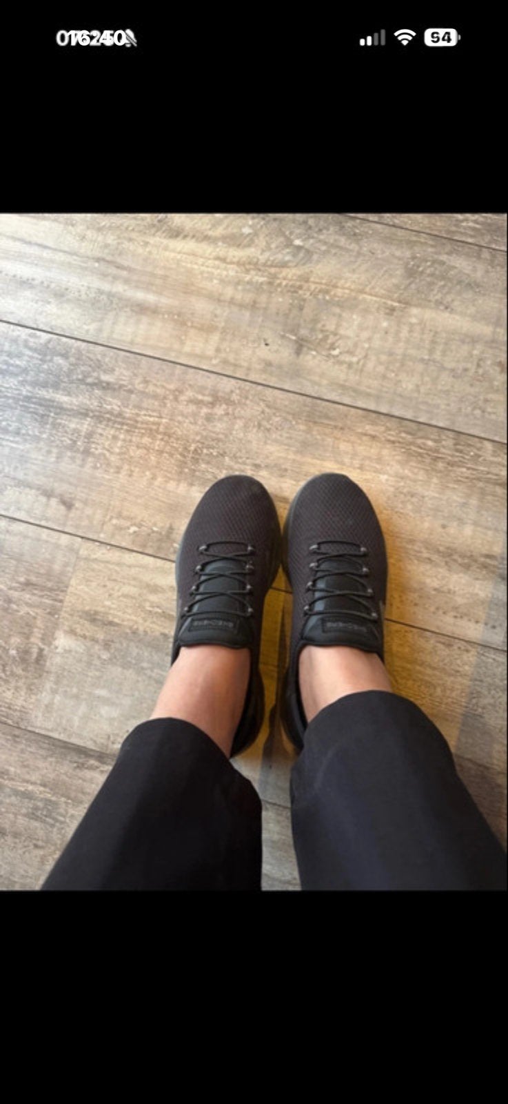 Zwarte Skechers Slip-ins sneakers maat 36, Ophalen of Verzenden, Gedragen, Zwart, Sneakers of Gympen