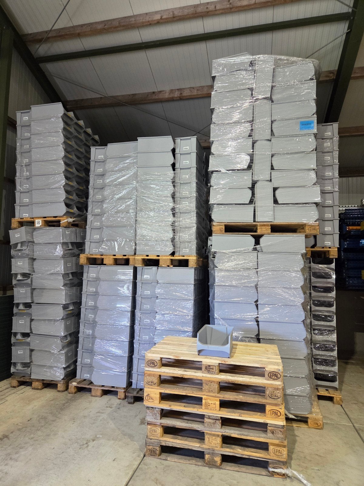 Partij stapelbakken magazijnbakken 500x300x200mm, Gebruikt, 100 cm of meer, 60 cm of meer, Ophalen of Verzenden