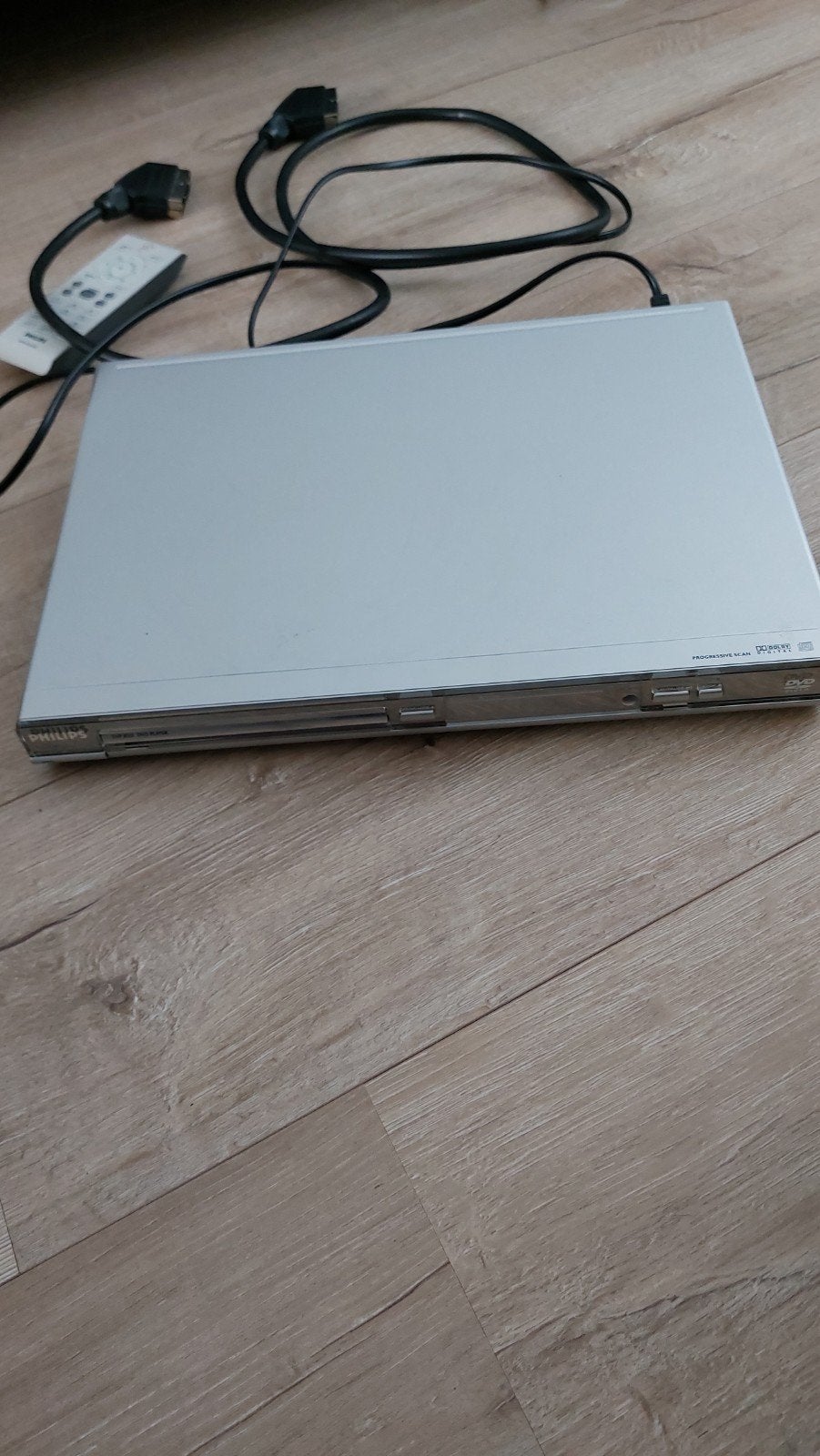 Philips DVD-speler met afstandsbediening en kabels, Ophalen, Zo goed als nieuw, Philips