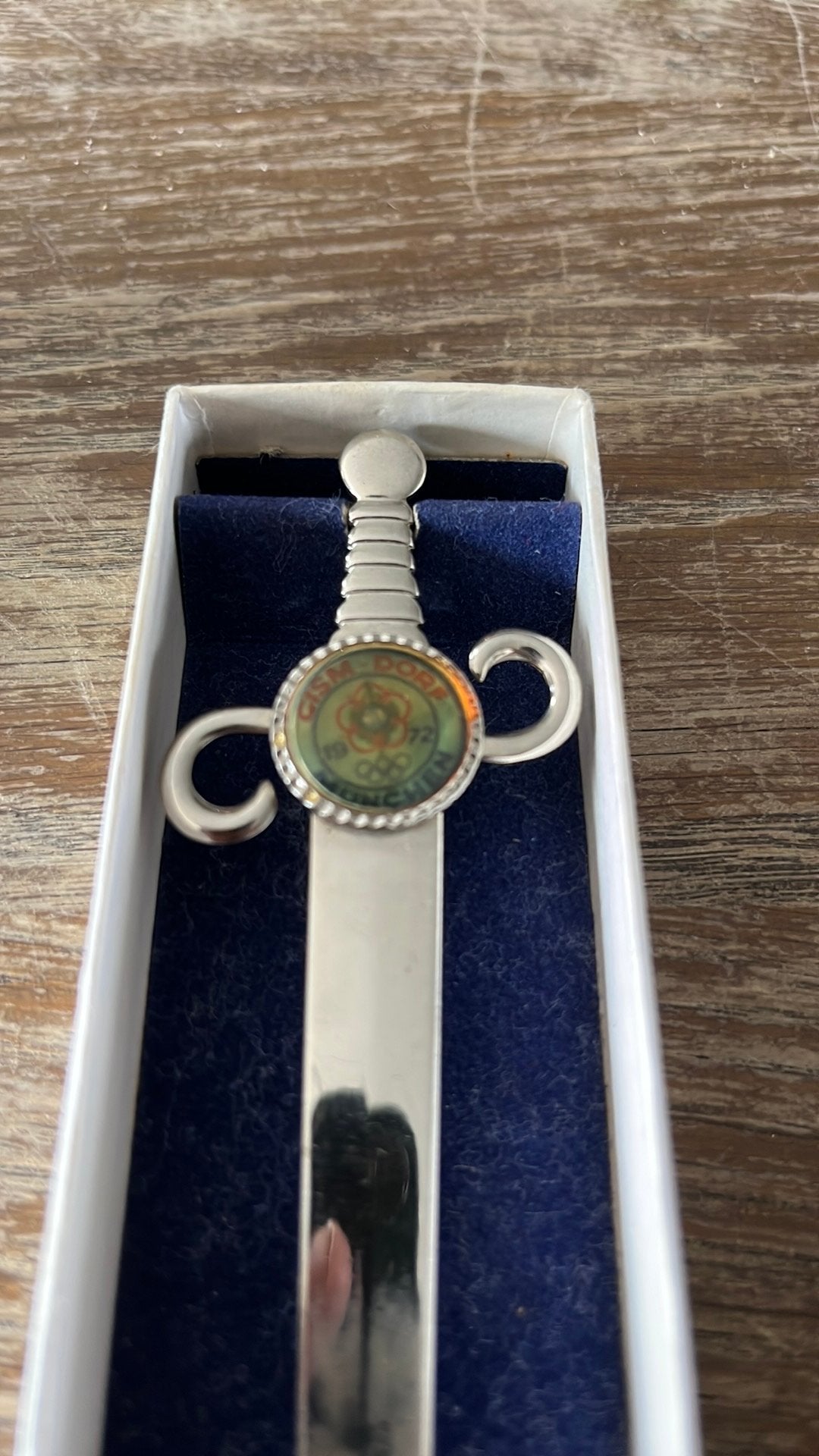 Zeldzame Olympische  'CISM-Dorf' München 1972 briefopener, Verzamelen, Ophalen of Verzenden, Nieuw, Overige typen
