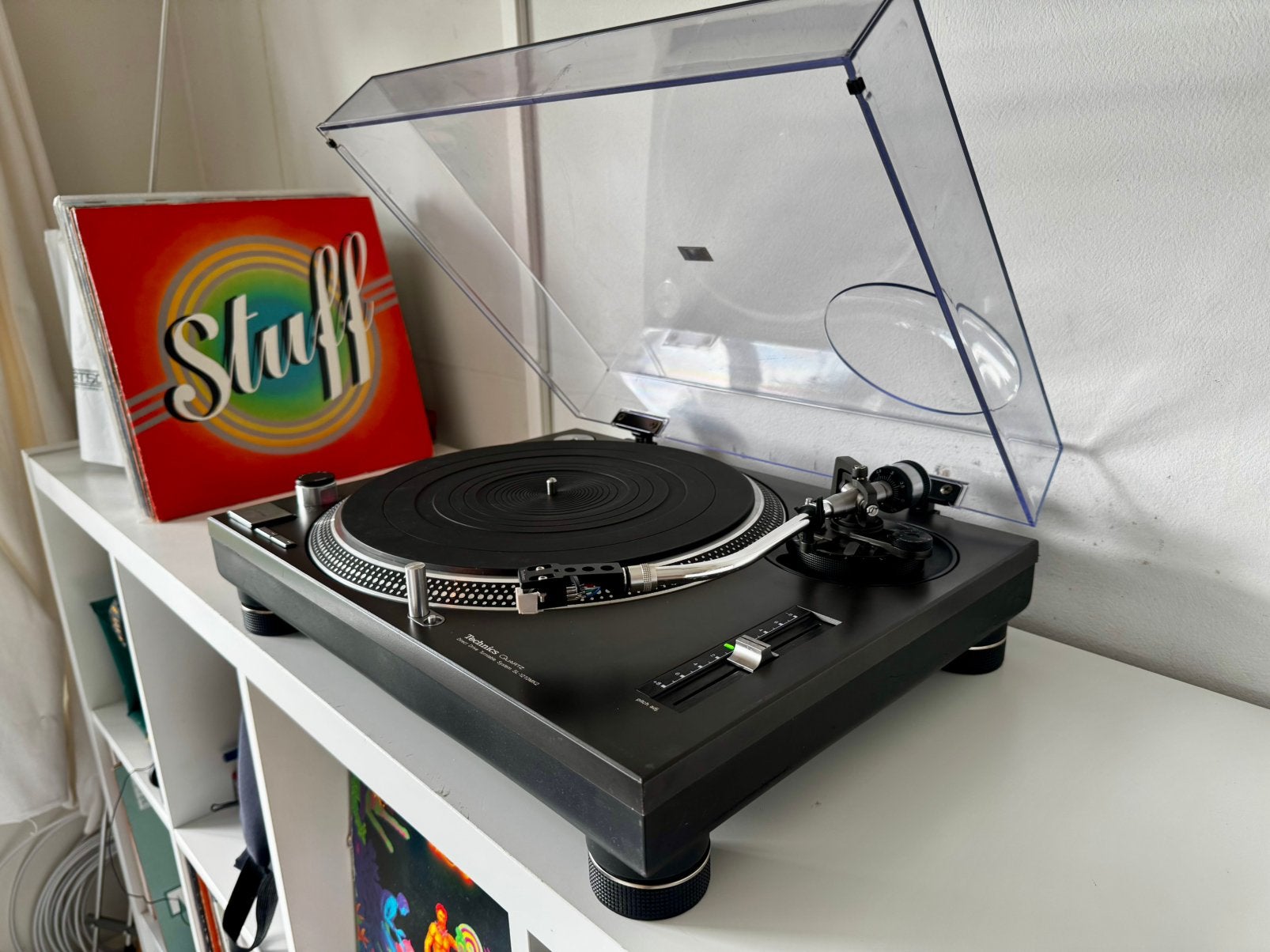 Technics SL-1210mk2, Audio, Tv en Foto, Platenspelers, Ophalen, Gebruikt, Pitch-regelaar, Platenspeler