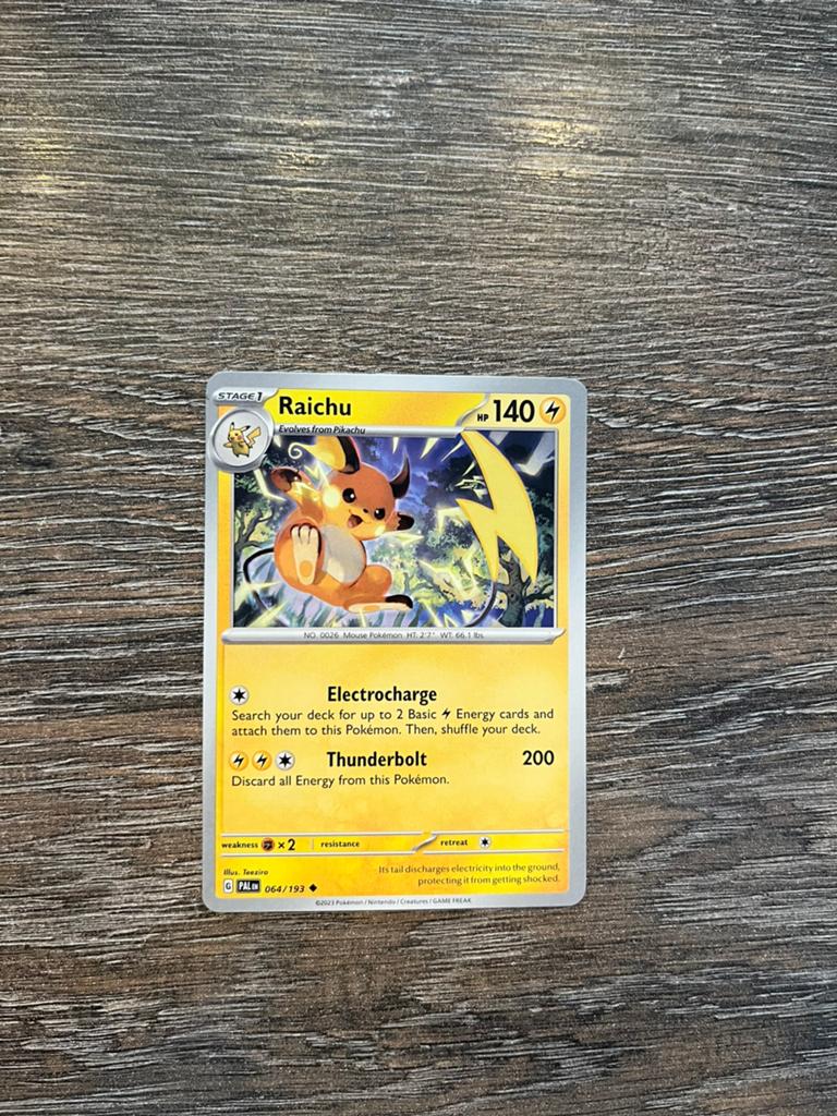 Raichu PAL 064/193, Ophalen of Verzenden, Zo goed als nieuw