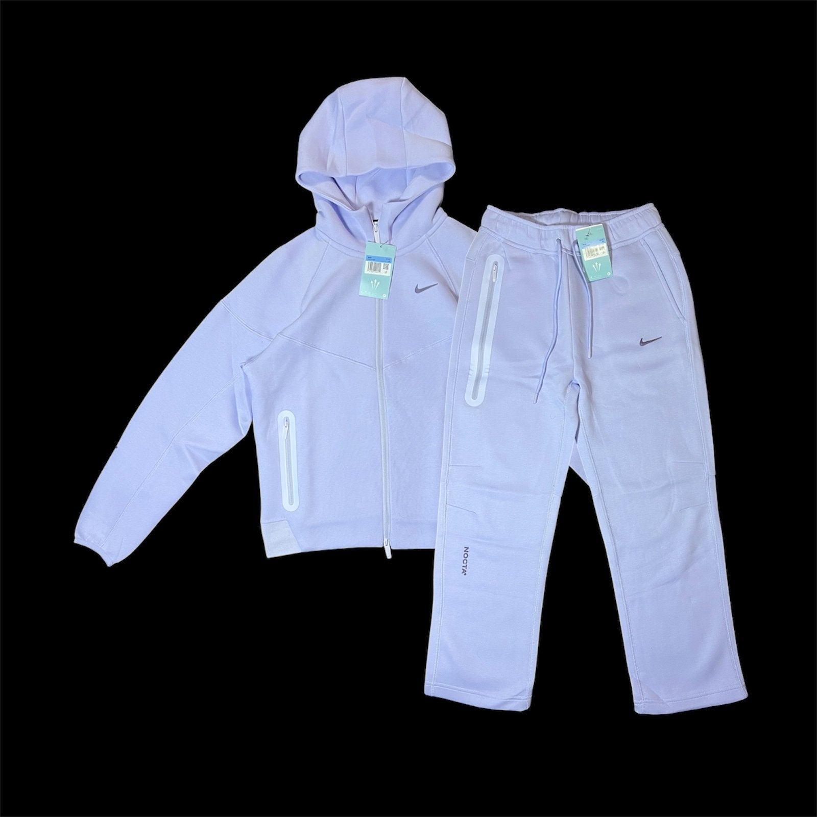 Nike Tech Fleece Trainingspak - Lavendel - Maat M, Kleding | Heren, Sportkleding, Maat 48/50 (M), Niek, Paars, Nieuw