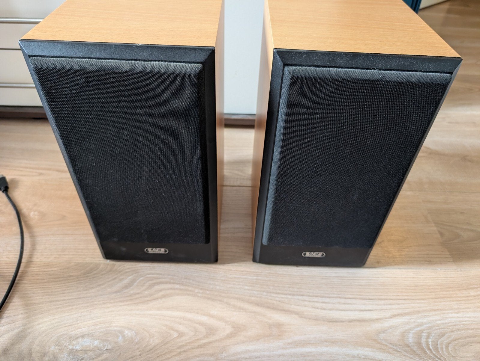 Acoustic Energy Aegis One Boekenplank Luidsprekers, Gebruikt, 60 tot 120 watt, Geschikt voor surround/home cinema, Boekenplank luidspreker