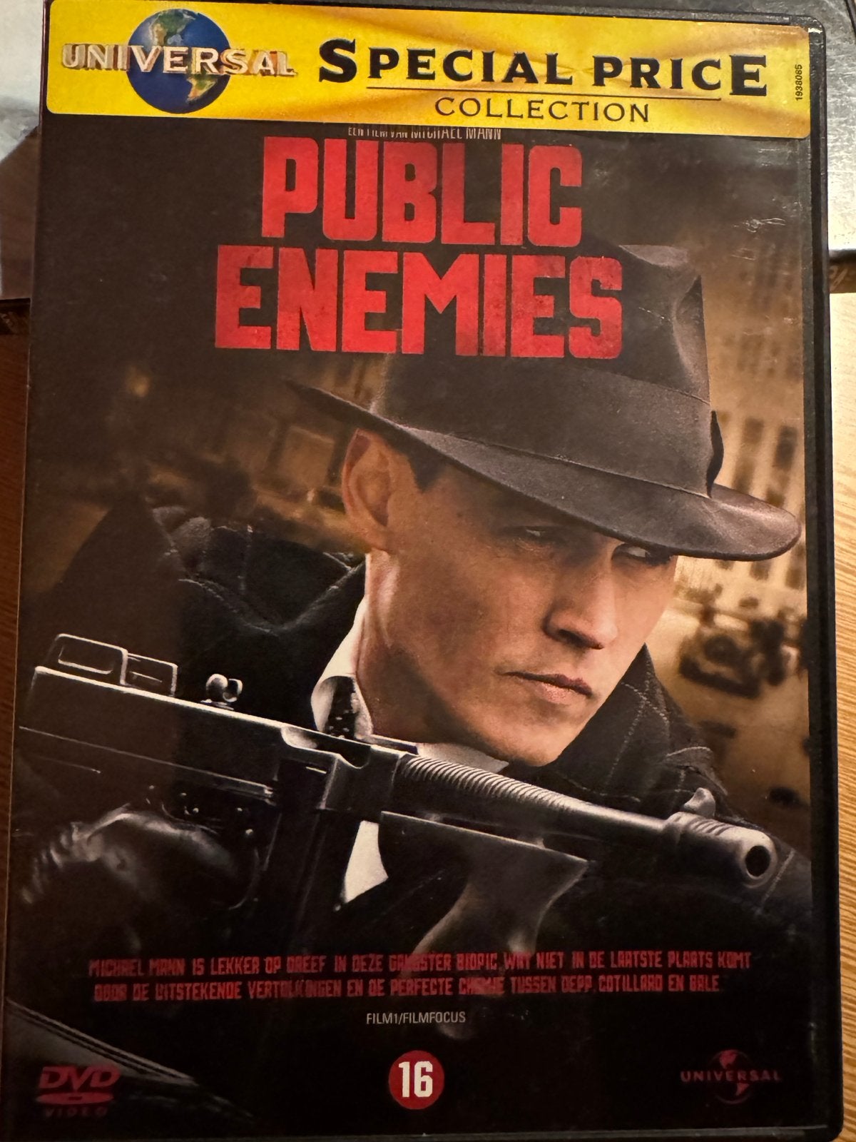 Public Enemies DVD - Misdaadfilm met Johnny Depp, Maffia en Misdaad, Vanaf 16 jaar, Nederlands, Ophalen of Verzenden