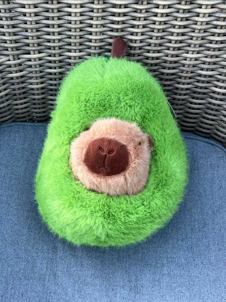 Capybara knuffel in avocado - Jafri Toys, Groen, Overige merken, Overige karakters, Overige typen