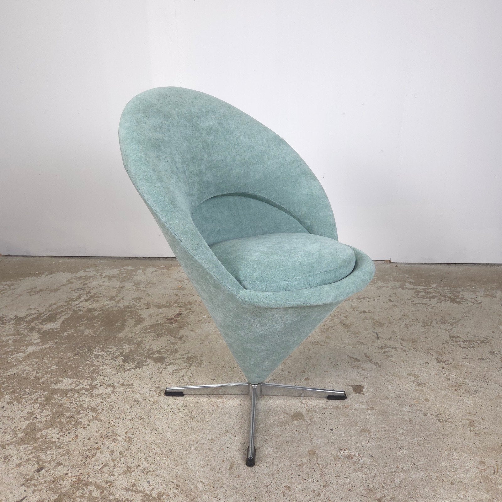 Verner Panton, Vintage jaren 60 'Cone Chair' draaistoel, Ophalen, Vitra, Scandinavisch, Mid Century, Gebruikt, Minder dan 75 cm