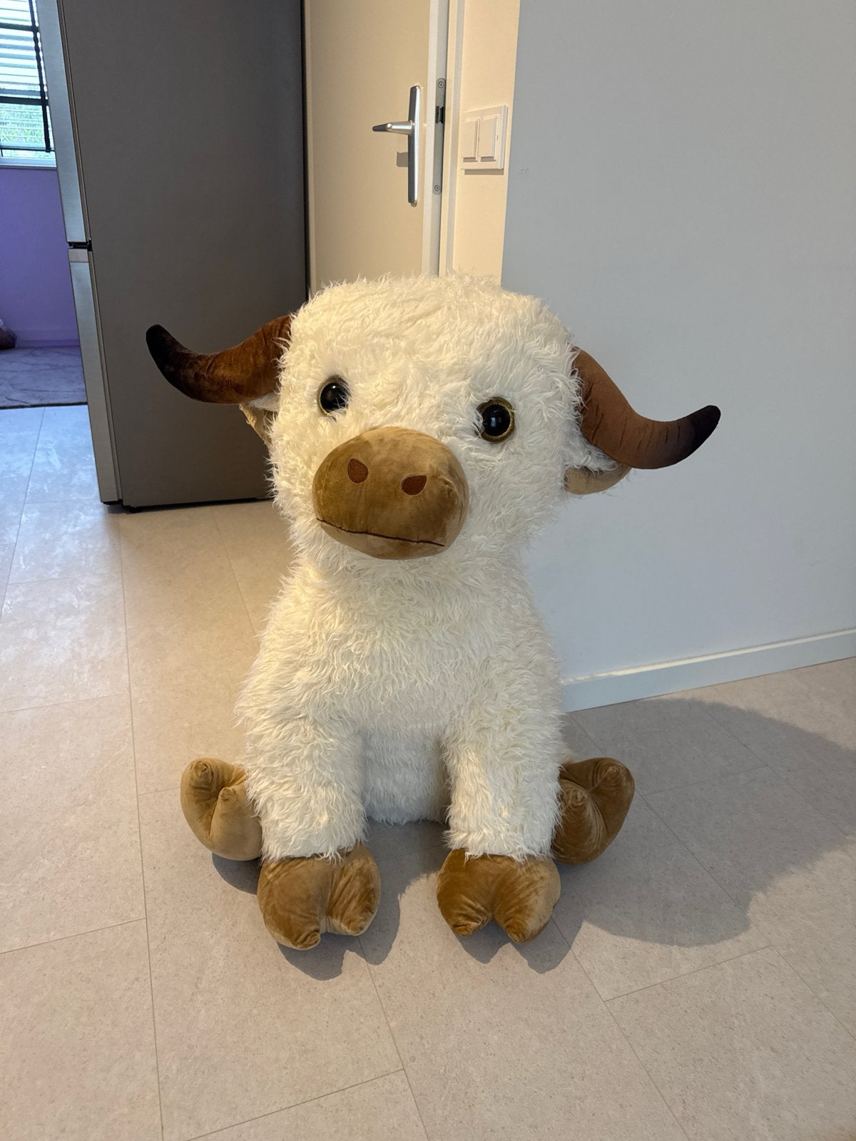 Grote knuffel stier - gloednieuw, Ophalen, Overige merken, Overige karakters, Zo goed als nieuw