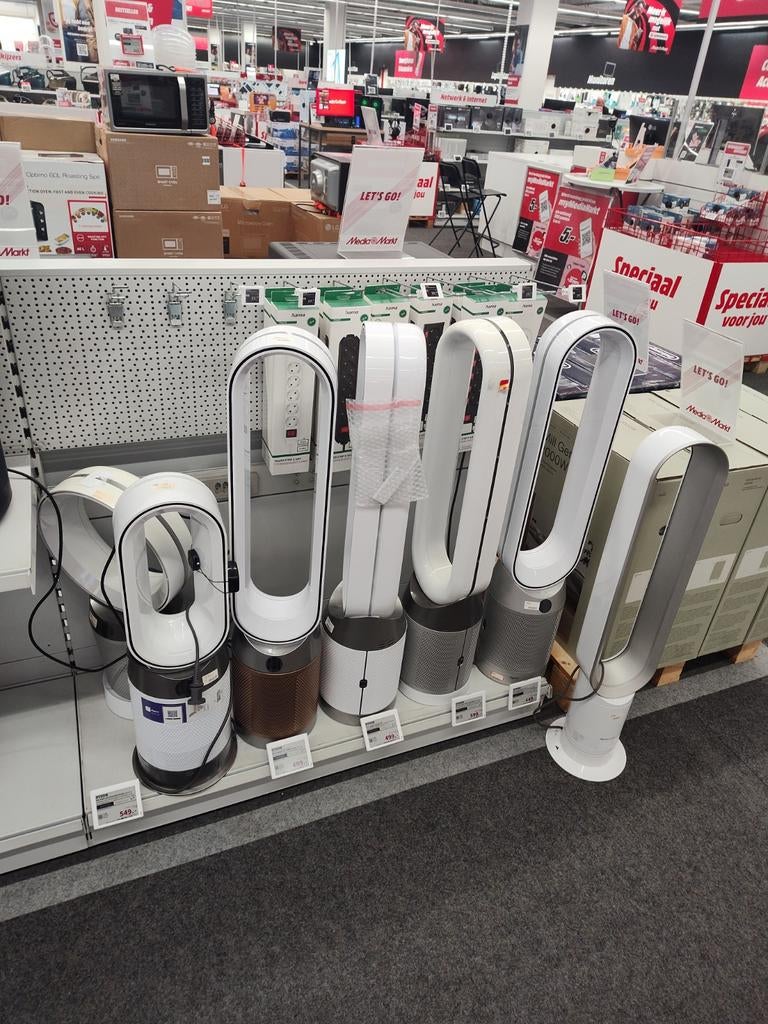 Dyson ventilatoren - Oude showmodellen (partij), Witgoed en Apparatuur, Ophalen of Verzenden, Gebruikt, Torenventilator