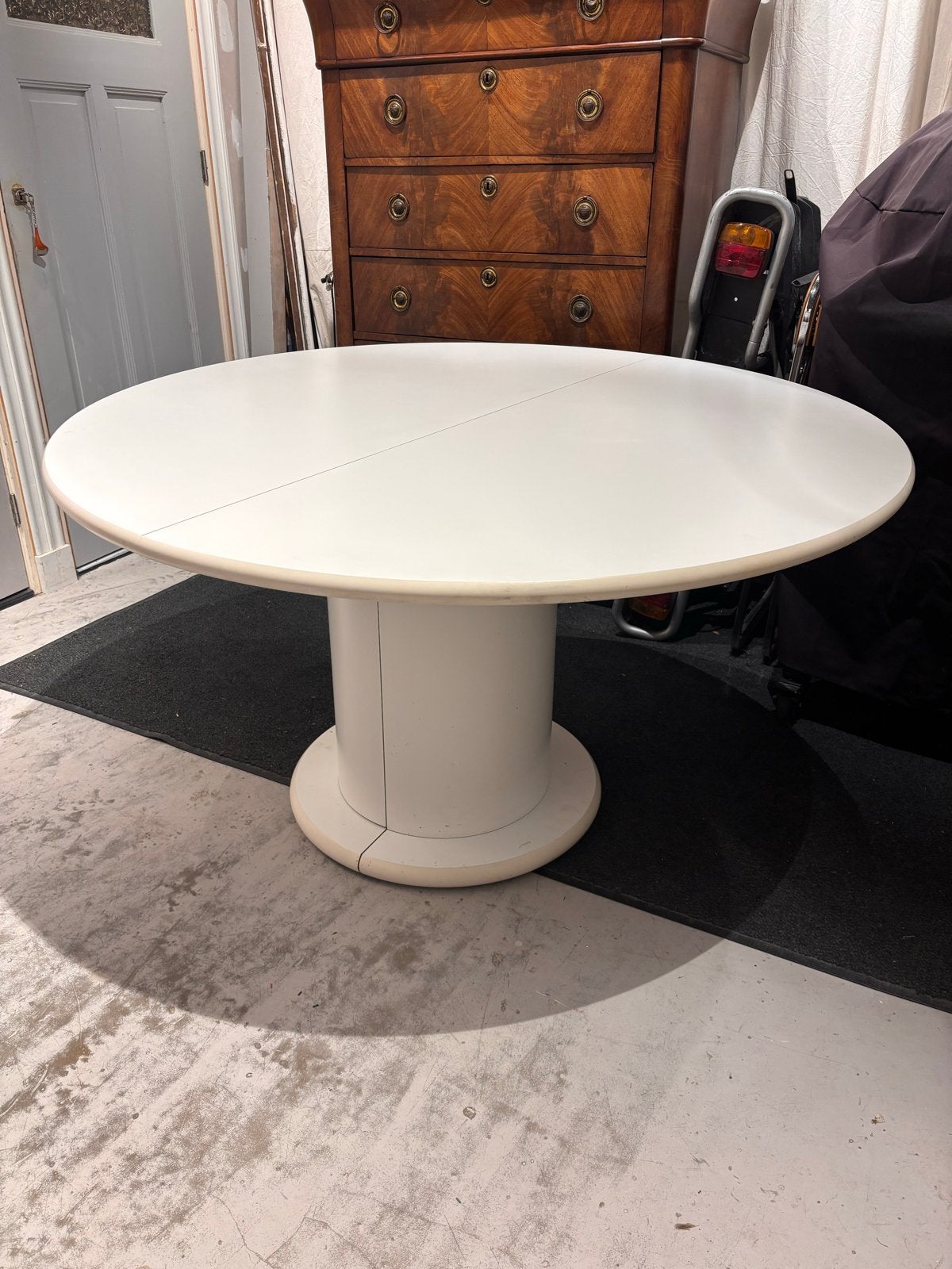 Vintage Design Ronde Eettafel - LASKO Exclusiv Modell, Huis en Inrichting, Tafels | Eettafels, Ophalen, Overige materialen, Gebruikt