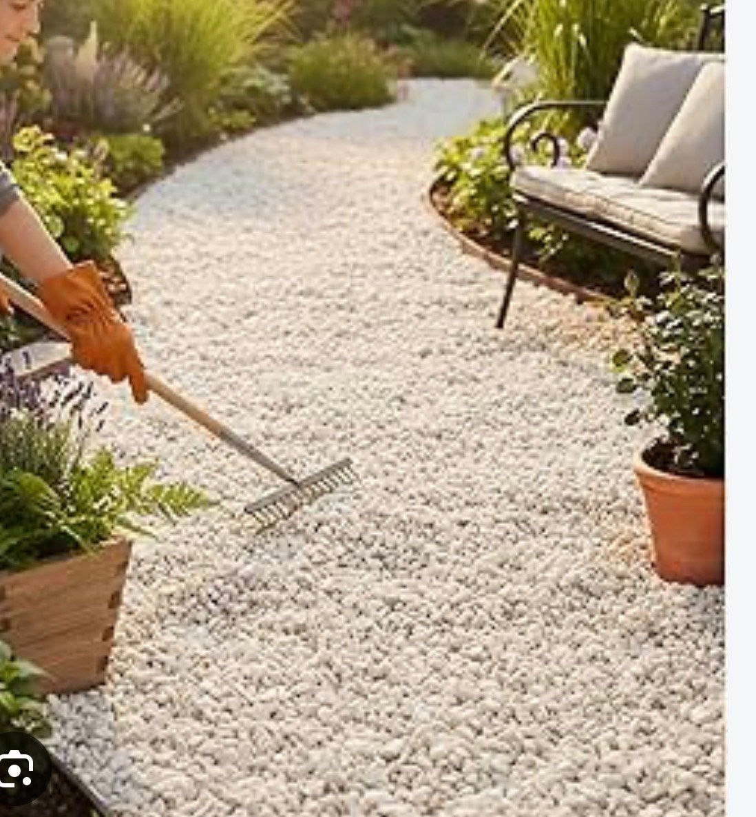 Witte siergrind quartzkiezels, Tuin en Terras, Grind, Keien en Split, Ophalen, Overige materialen, Wit, Zo goed als nieuw