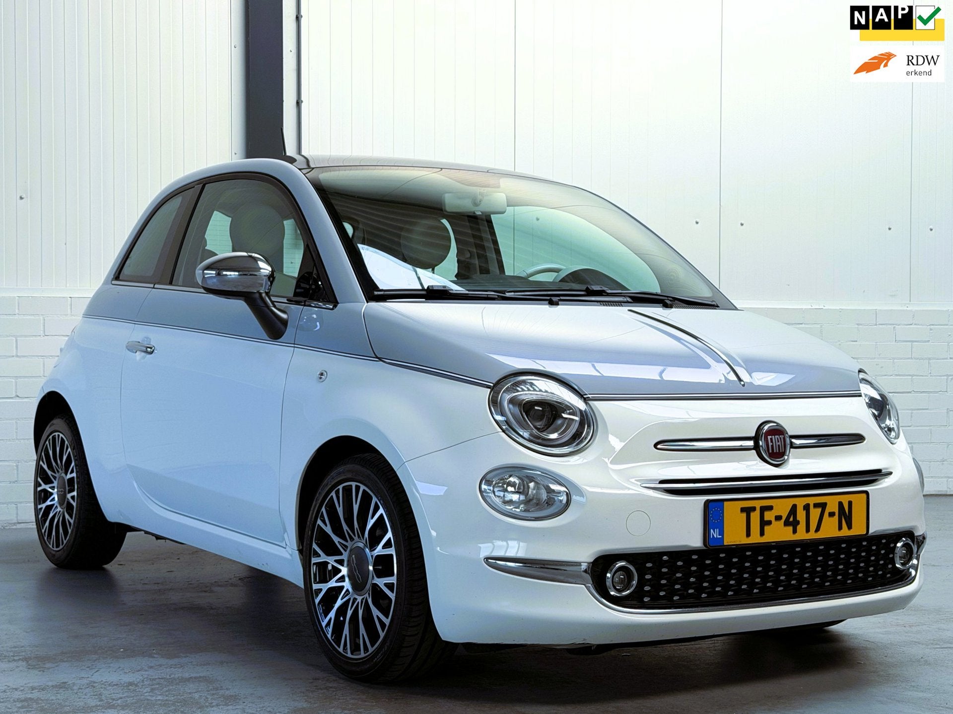 Fiat 500 0.9 TwinAir Turbo Mirror Collezione|Pano|Org NL|Car, Auto's, Fiat, Voorwielaandrijving, Stof, Gebruikt, Origineel Nederlands