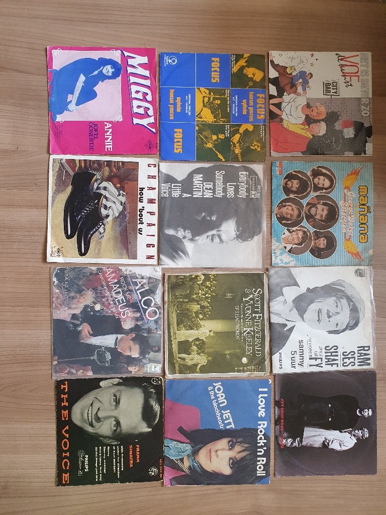 Verzameling singles (12 stuks), Ophalen of Verzenden, Gebruikt, Pop