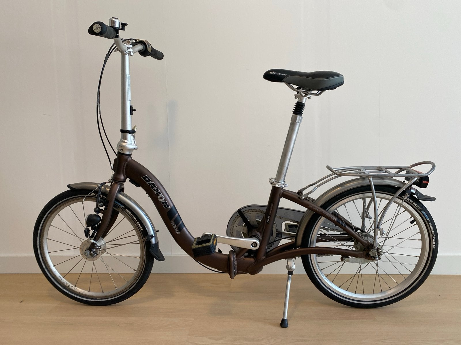 Dahon vouwfiets met tas - Ideaal voor woon-werkverkeer, Fietsen en Brommers, Fietsen | Vouwfietsen, Ophalen, 20 inch of meer, Gebruikt