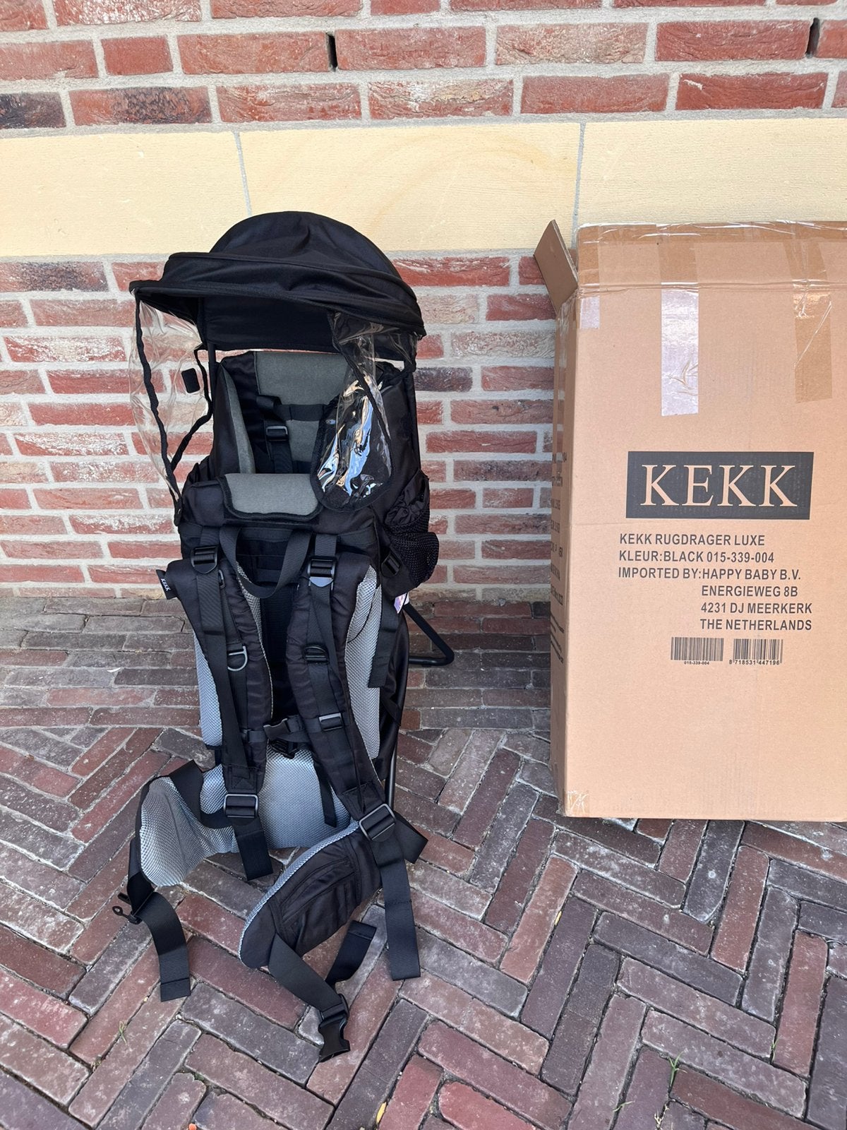 Rugdrager Kekk de luxe, Kinderen en Baby's, Babydragers en Draagdoeken, Overige merken, Overige typen, Nieuw, Ophalen of Verzenden