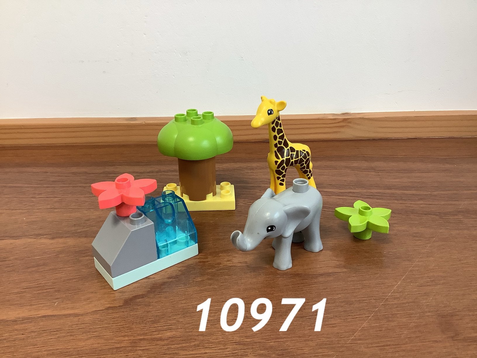 Duplo olifant en giraf 10971 (compleet) 11, Ophalen of Verzenden, Zo goed als nieuw, Complete set, Duplo
