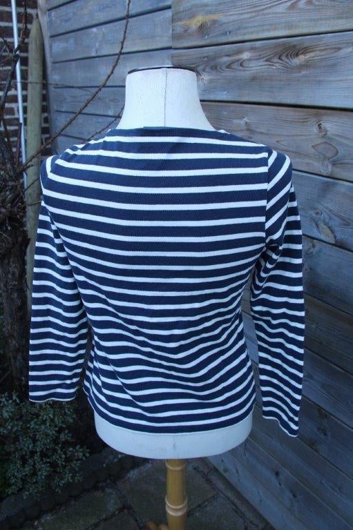 Trui dun blauw/ beige Saint James mt 34 Vaste prijs, Zo goed als nieuw, Maat 34 (XS) of kleiner, Saint James, Verzenden