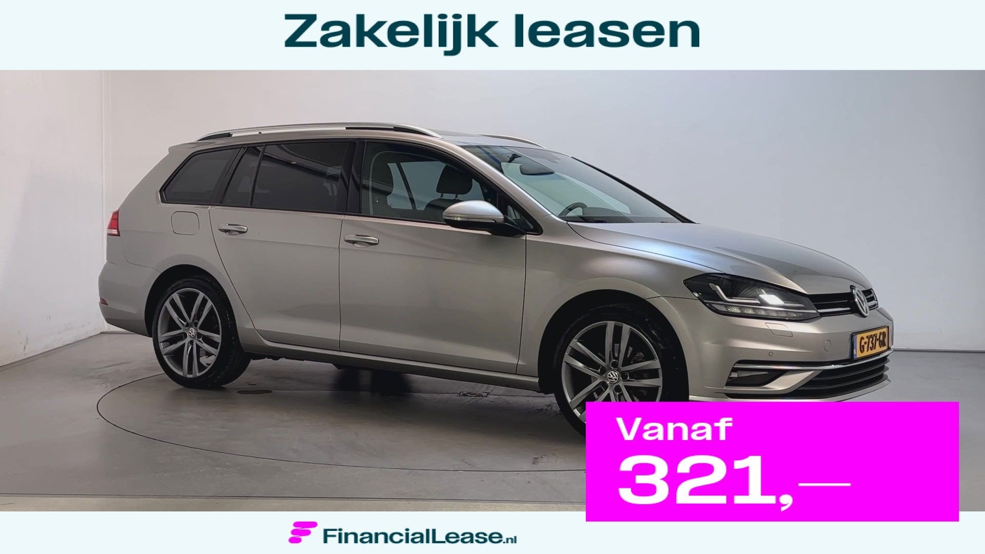 Volkswagen Golf Variant 1.0 TSI DSG Highline Business R LED, Dealer onderhouden, Gebruikt, Met garantie (alle), Alcantara