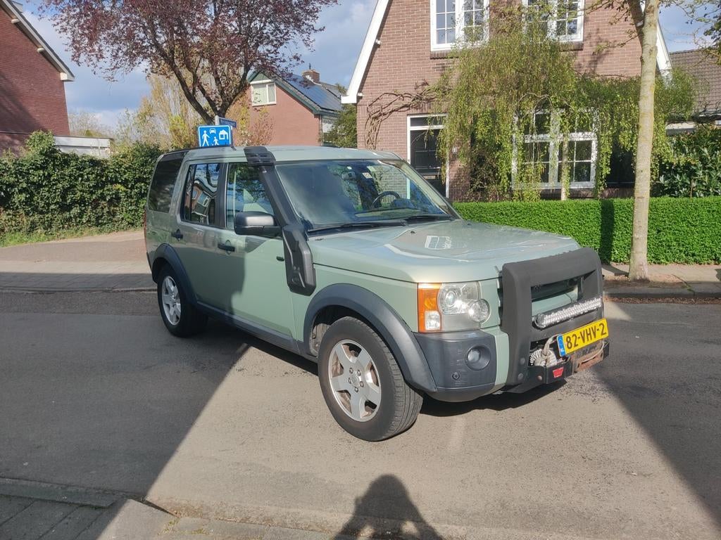 Land Rover Discovery 2006 grijs kenteken, Automaat, Beige, 190 pk, Automatische klimaatregeling