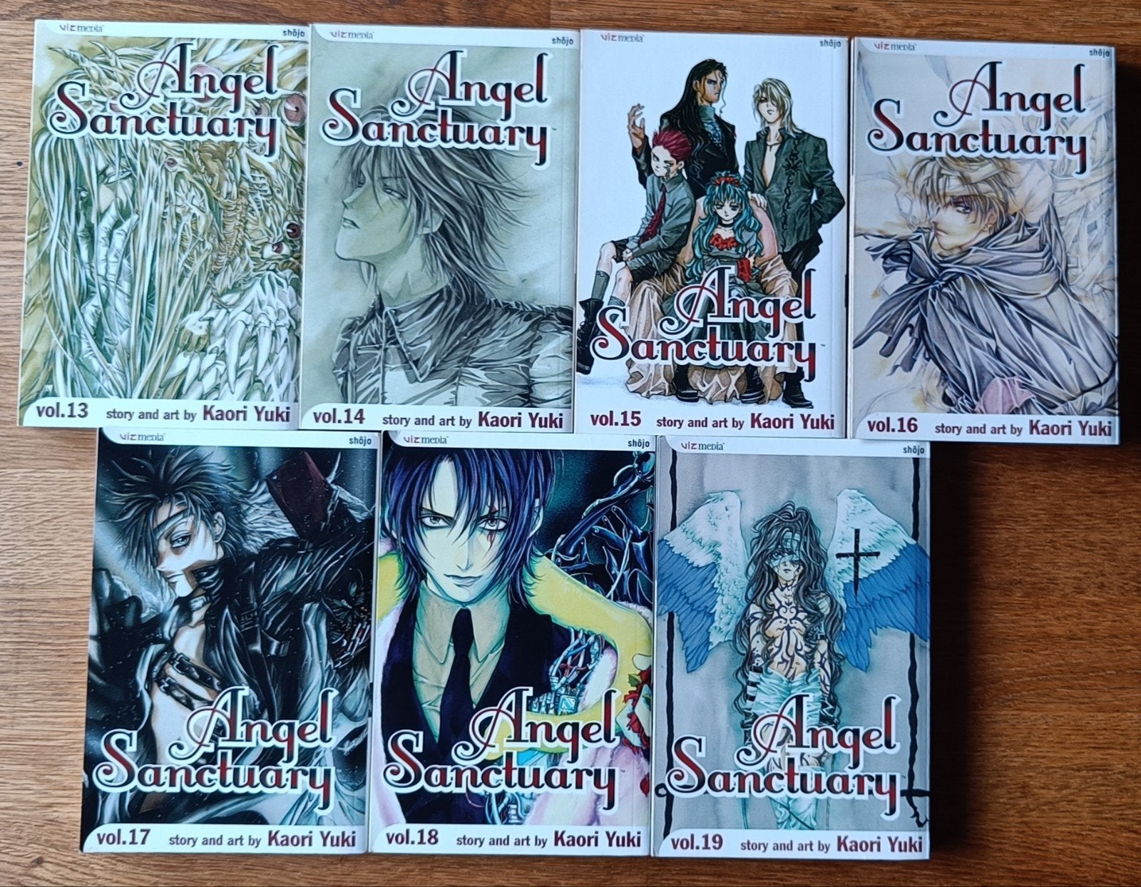 Angel Sanctuary Manga - Deel 13 t/m 19 (Zo goed als nieuw), Meerdere stripboeken, Ophalen of Verzenden, Zo goed als nieuw, Kaori Yuki