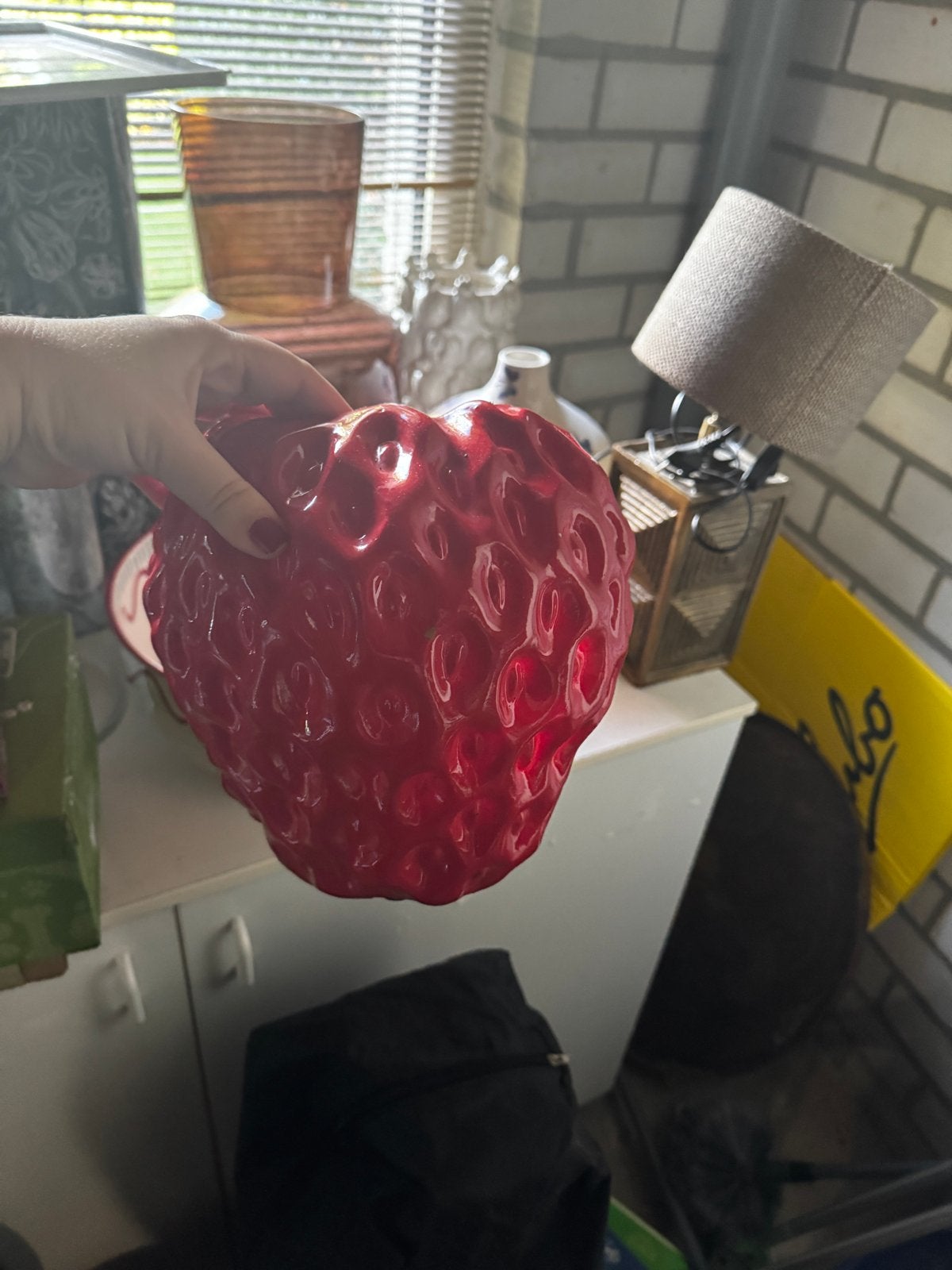 Aardbeien pot - Kunststof bloempot voor buiten, Ophalen of Verzenden, Gebruikt, Kunststof, Tuin