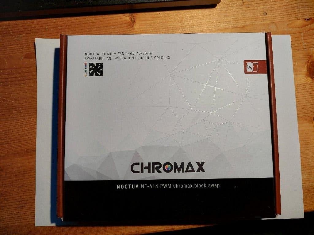 Noctua NF-A14 PWM chromax.black.swap ventilator, Computers en Software, Ophalen of Verzenden, Zo goed als nieuw, Luchtkoeling