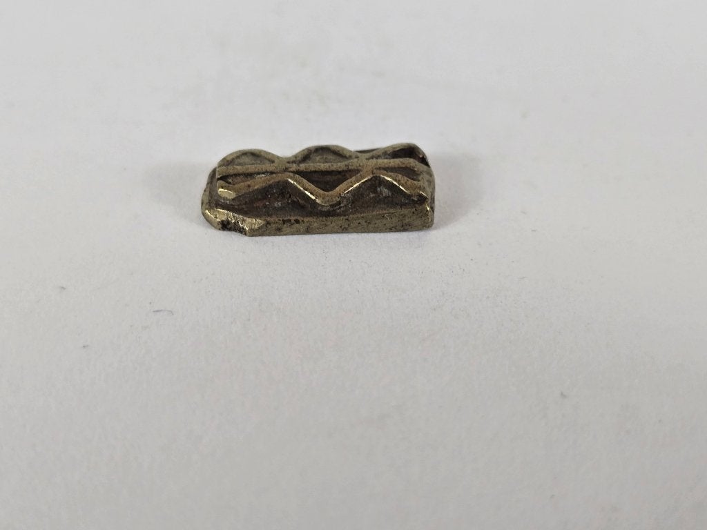 Goudgewicht #54, messing of brons, Akan, Ghana, 18e 19e eeuw, Ophalen of Verzenden