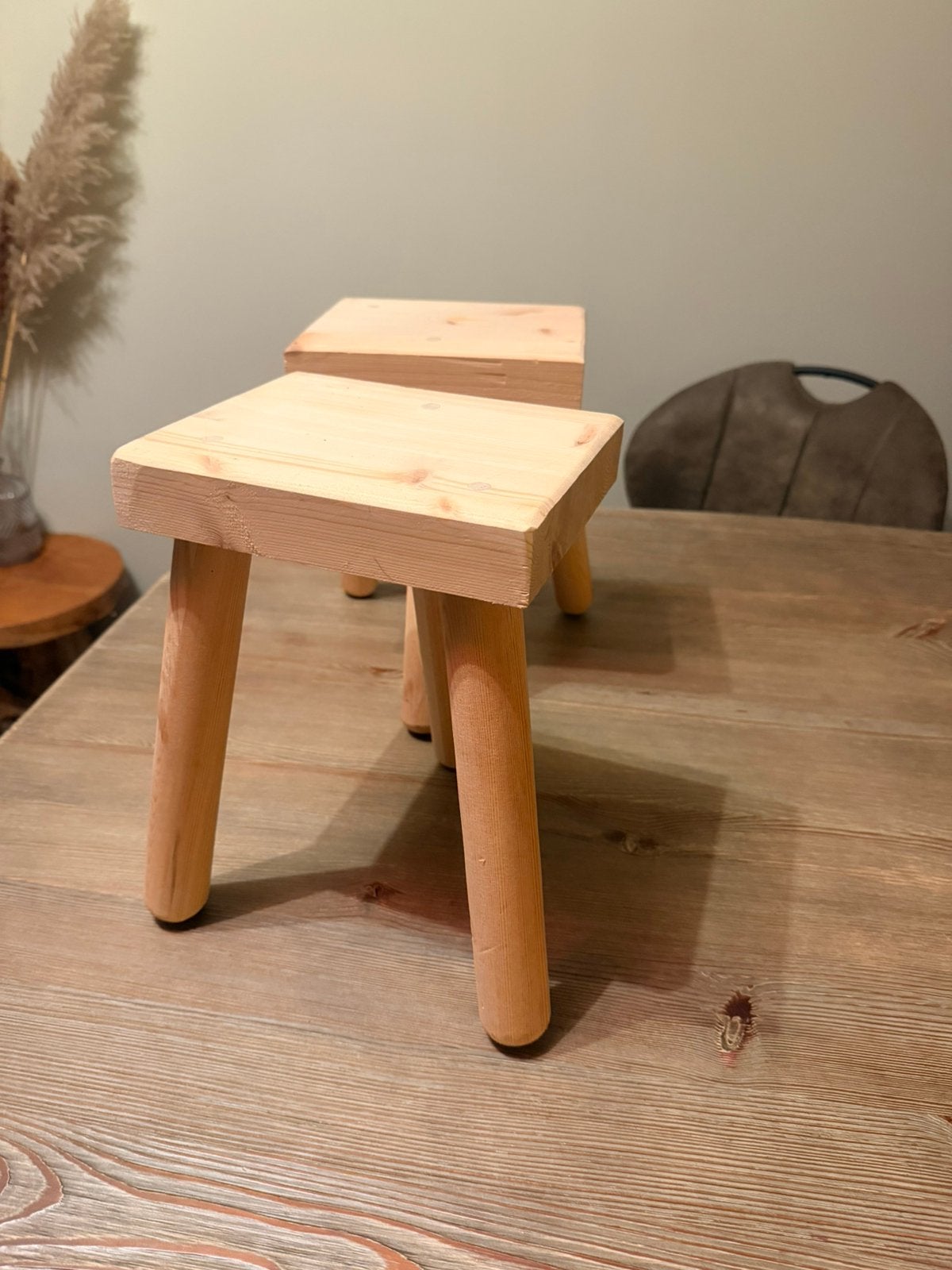 Leuke houten krukjes, Ophalen of Verzenden, Nieuw, Hout