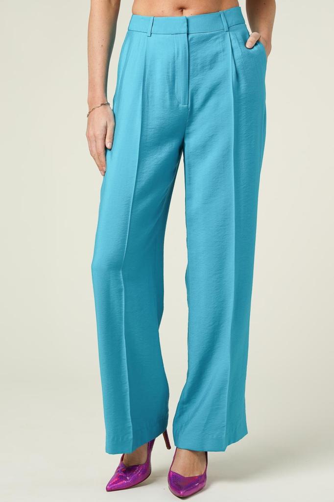 Bash ba&sh pantalon wijde broekspijpen nieuw, Maat 38/40 (M), Blauw, Nieuw, Ophalen of Verzenden
