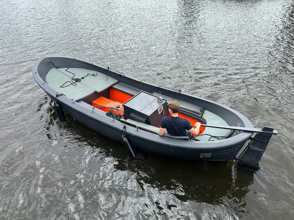 Oud Alblas reddingssloep direct leverbaar, Gebruikt, Binnenboordmotor, Diesel, Polyester