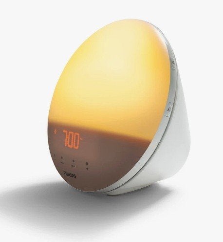 Philips Wake-Up Light HF3519 – Werkt perfect 🌅, Witgoed en Apparatuur, Wekkers, Ophalen of Verzenden, Gebruikt, Digitaal