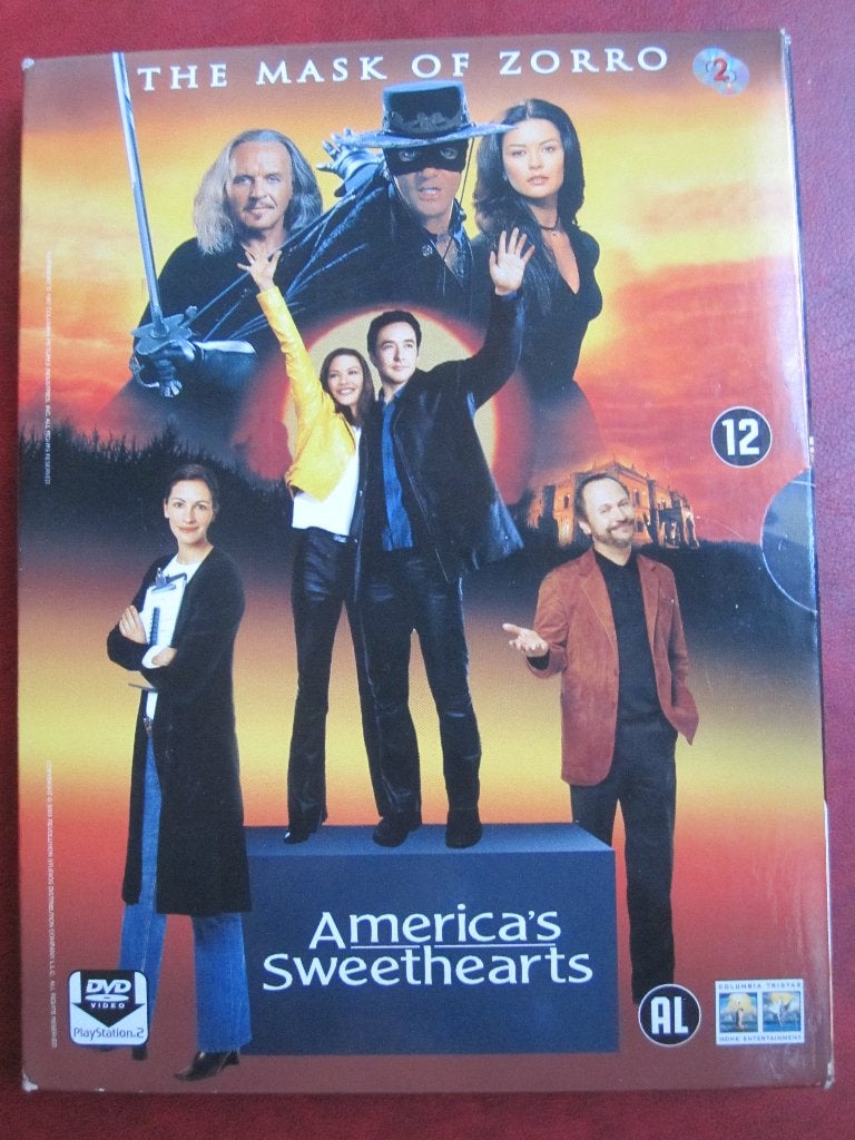 The Mask of Zorro + America's Sweethearts (2 disc), Cd's en Dvd's, Dvd's | Overige Dvd's, Ophalen of Verzenden, Zo goed als nieuw