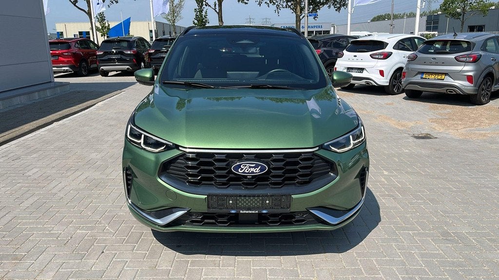 Ford Kuga 2.5 FHEV ST-Line X | 190pk | Driver Assistance Pac, Auto's, Ford, 14 kWh, Gebruikt, Leder en Stof, Plug-in hybride