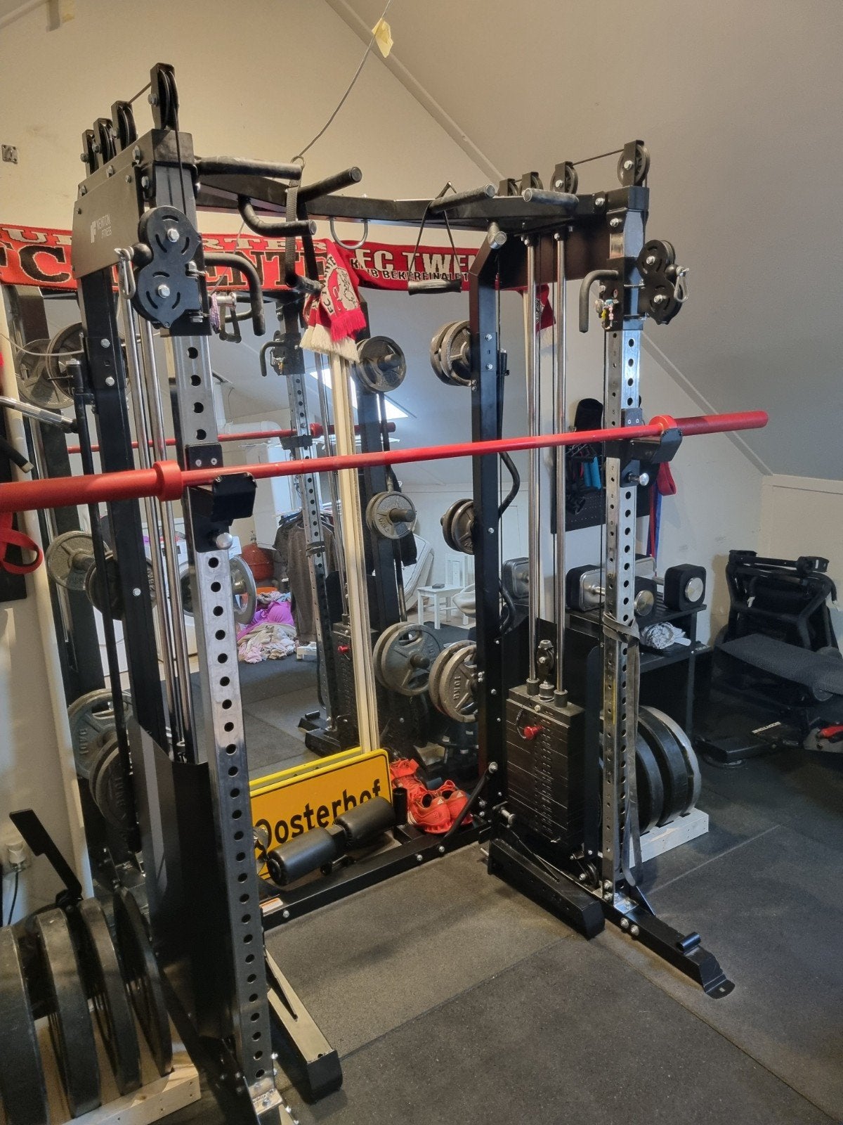 Newton Fitness FT-40 Functional half rack, Ophalen, Zo goed als nieuw, Krachtstation